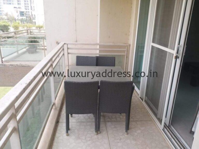 3BHK Semi-Furnished Rental Apartment, DLF Park Place, Gurgaon - Luxury Address