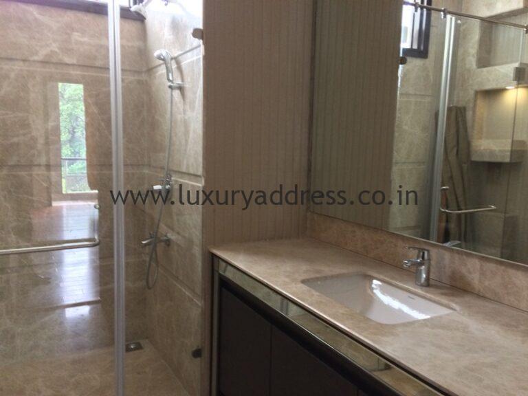 Rent 3BHK Semi-Furnished Flats Rent Jor Bagh South Delhi - Luxury Address