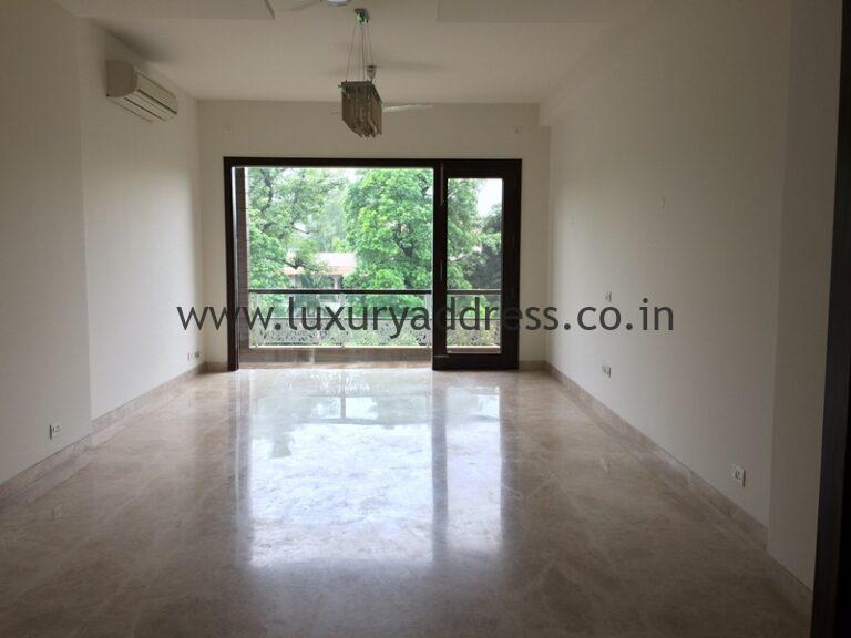 Rent 3BHK Semi-Furnished Flats Rent Jor Bagh South Delhi - Luxury Address